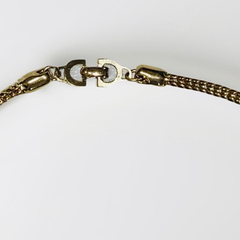 Vintage Christian Dior Gold Rope Chain Necklace - Picture 6 of 7
